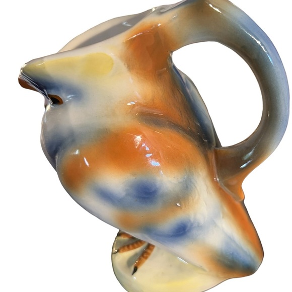 Vintage Czechoslovakian Bird pitcher creamer. - Picture 3 of 5